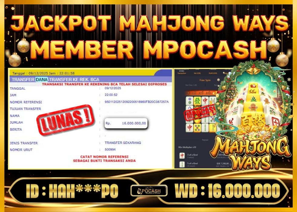 MPOCASH JACKPOT MAJJONG WAYS